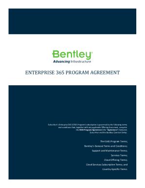ENTERPRISE 365 PROGRAM AGREEMENT .